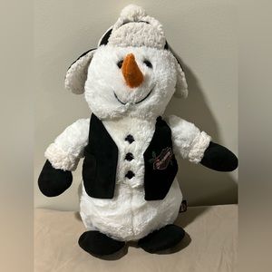 Harley Davidson Snowman Stuffy